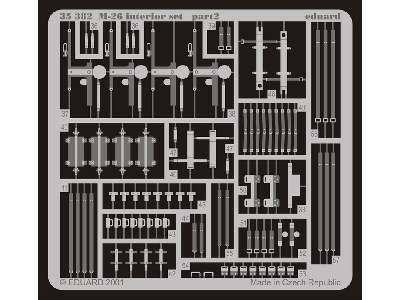  M-26 DWag.  interior 1/35 - Tamiya - blaszki - zdjęcie 3