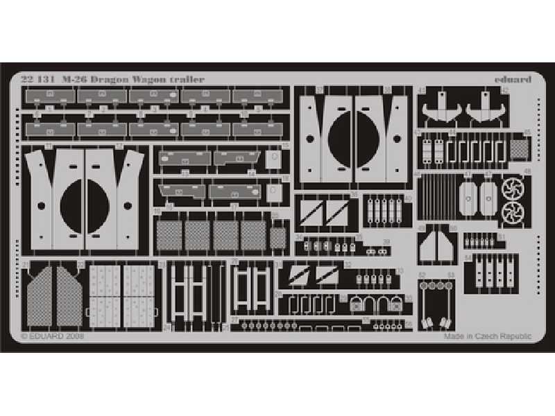M-26 DWag. trailler 1/72 - Academy Minicraft - blaszki - zdjęcie 1 M-26 DWag. trailler 1/72 - Academy Minicraft - blaszki - zdjęcie 1