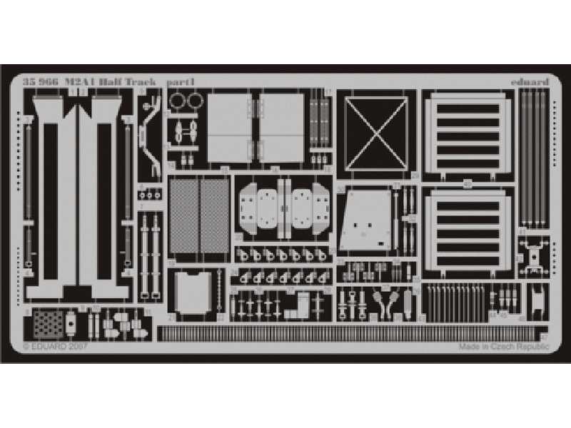  M-2A1 Half Track 1/35 - Dragon - blaszki - zdjęcie 1