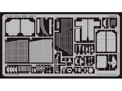  M-2A2 ODS 1/35 - Tamiya - blaszki - zdjęcie 1