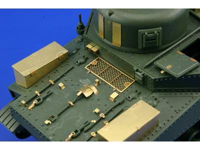  M-3 Lee exterior 1/35 - Academy Minicraft - blaszki - zdjęcie 7