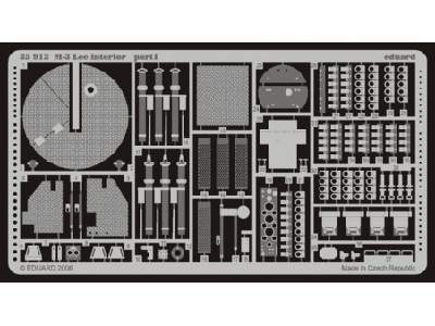  M-3 Lee interior 1/35 - Academy Minicraft - blaszki - zdjęcie 1