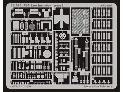  M-3 Lee interior 1/35 - Academy Minicraft - blaszki - zdjęcie 3