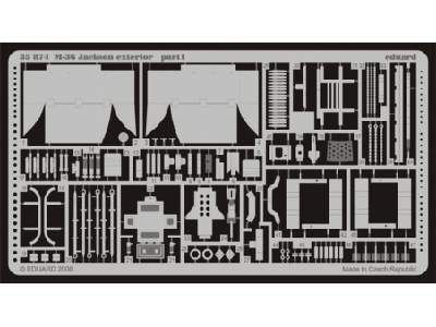  M-36 Jackson exterior 1/35 - Afv Club - blaszki - zdjęcie 1