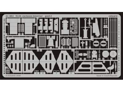  M-36 Jackson interior 1/35 - Afv Club - blaszki - zdjęcie 1