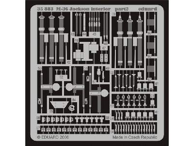  M-36 Jackson interior 1/35 - Afv Club - blaszki - zdjęcie 3