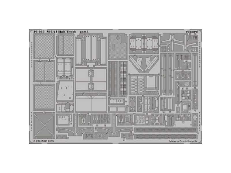 M-3A1 Half Track 1/35 - Dragon - blaszki - zdjęcie 1 M-3A1 Half Track 1/35 - Dragon - blaszki - zdjęcie 1