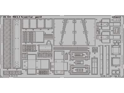  M-3A1 Scout Car 1/35 - Hobby Boss - blaszki - zdjęcie 3