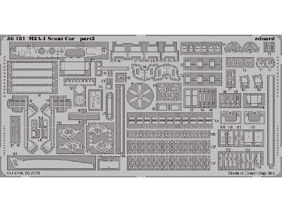  M-3A1 Scout Car 1/35 - Hobby Boss - blaszki - zdjęcie 4