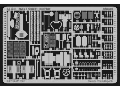  M-3A1 Stuart interior 1/35 - Academy Minicraft - blaszki - zdjęcie 1