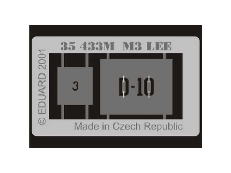 M-3Lee 1/35 - Tamiya - blaszki - zdjęcie 1 M-3Lee 1/35 - Tamiya - blaszki - zdjęcie 1