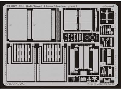  M-4 Half Track 81mm Mortar 1/35 - Dragon - blaszki - zdjęcie 2