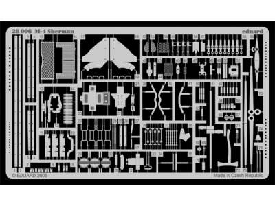  M-4 Sherman 1/48 - Tamiya - blaszki - zdjęcie 1