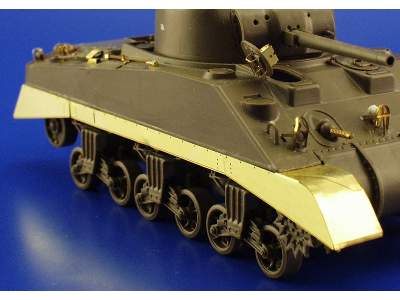  M-4 Sherman fenders 1/48 - Tamiya - blaszki - zdjęcie 2