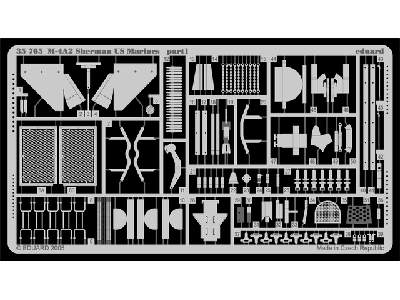  M-4A2 Sherman US Marines 1/35 - Academy Minicraft - blaszki - zdjęcie 2