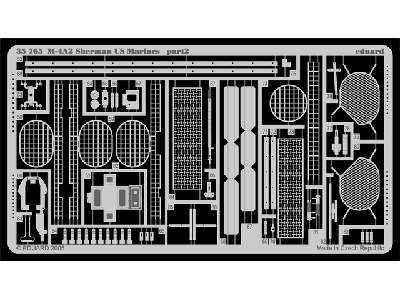  M-4A2 Sherman US Marines 1/35 - Academy Minicraft - blaszki - zdjęcie 3