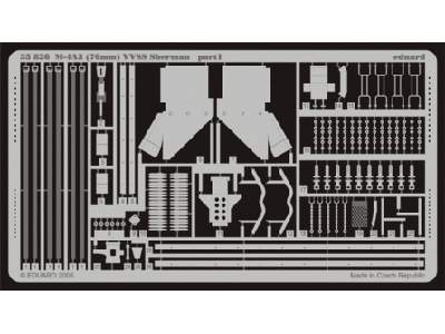 M-4A3 (76mm) VVSS Sherman 1/35 - Dragon - blaszki - zdjęcie 1