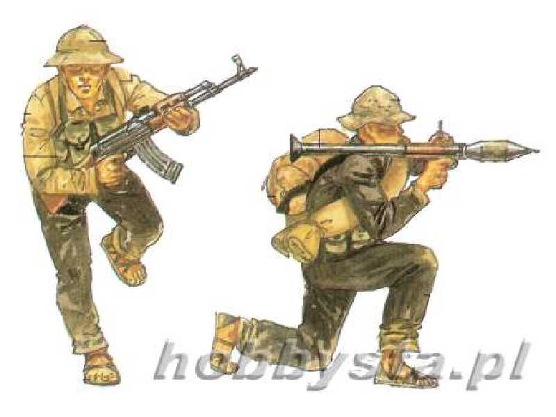 Figurki - Wietnamczycy - Vietcong - zdjęcie 1 Figurki - Wietnamczycy - Vietcong - zdjęcie 1