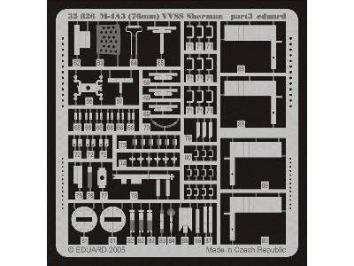  M-4A3 (76mm) VVSS Sherman 1/35 - Dragon - blaszki - zdjęcie 4