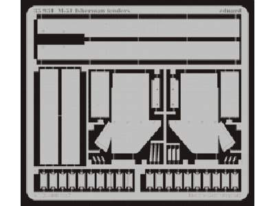  M-51 Isherman fenders 1/35 - Dragon - blaszki - zdjęcie 1