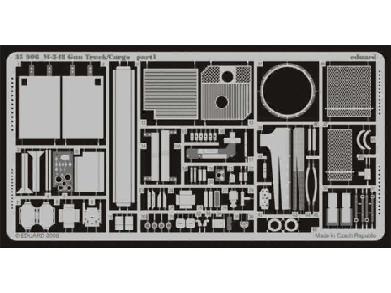 M-548 Gun Truck/ Cargo 1/35 - Afv Club - blaszki - zdjęcie 1 M-548 Gun Truck/ Cargo 1/35 - Afv Club - blaszki - zdjęcie 1