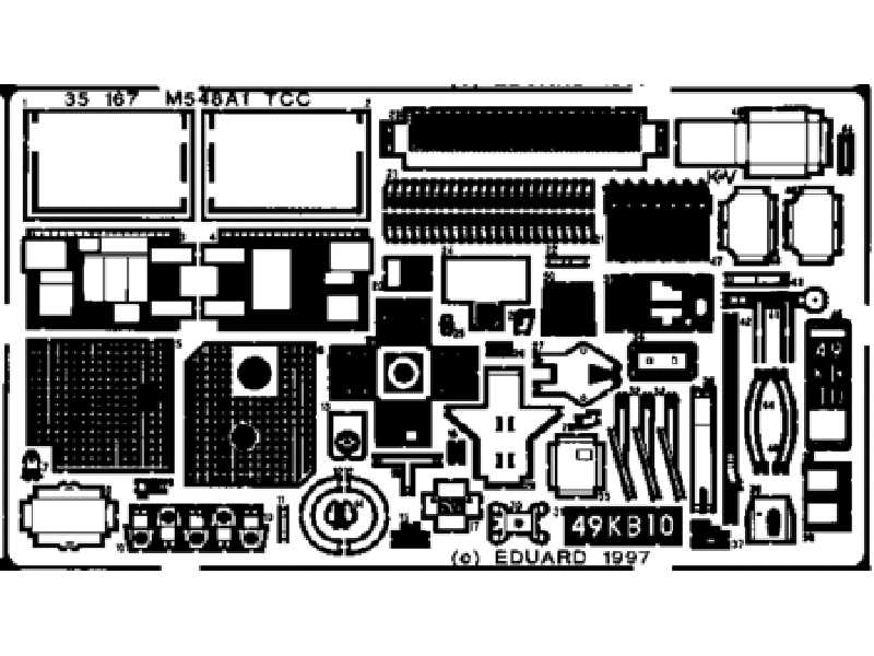  M-548A1 TCC 1/35 - Academy Minicraft - blaszki - zdjęcie 1