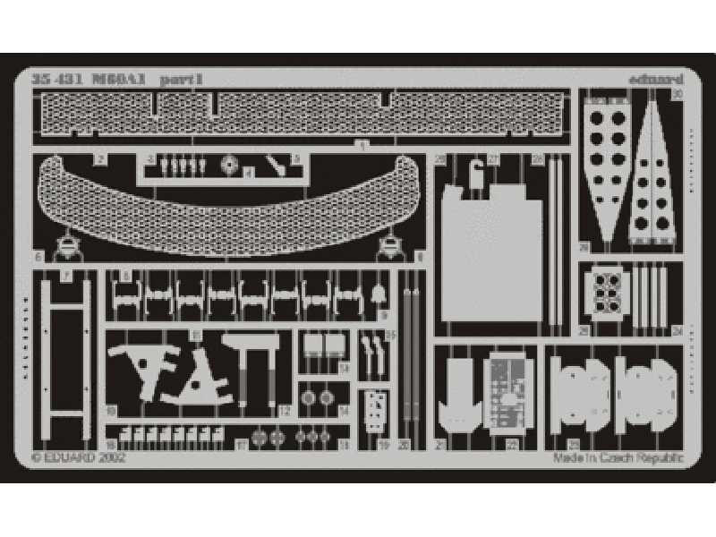 M-60A1 1/35 - Tamiya - blaszki - zdjęcie 1 M-60A1 1/35 - Tamiya - blaszki - zdjęcie 1