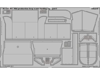  M-7 Mid production deep water fording eq.  1/35 - Dragon - blas - zdjęcie 1