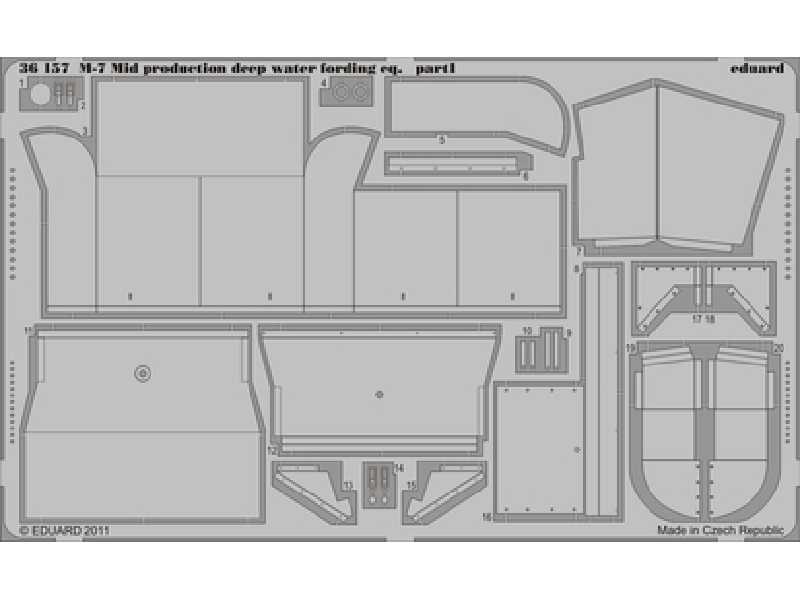 M-7 Mid production deep water fording eq. 1/35 - Dragon - blas - zdjęcie 1 M-7 Mid production deep water fording eq. 1/35 - Dragon - blas - zdjęcie 1