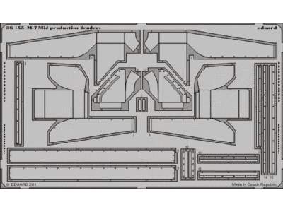  M-7 Mid production fenders 1/35 - Dragon - blaszki - zdjęcie 1