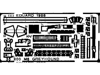  M-8 Greyhound 1/35 - Tamiya - blaszki - zdjęcie 3