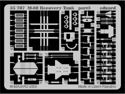  M-88 Recovery Tank 1/35 - Afv Club - blaszki - zdjęcie 4