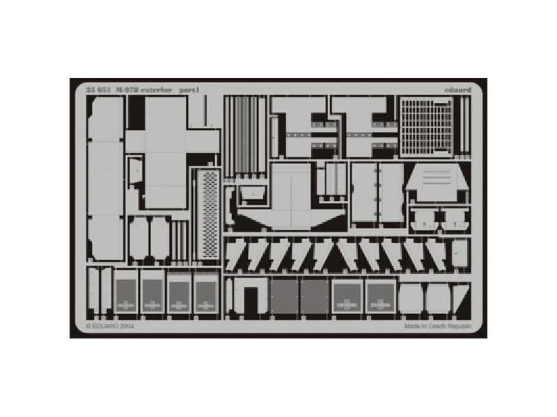  M-978 exterior 1/35 - Italeri - blaszki - zdjęcie 1