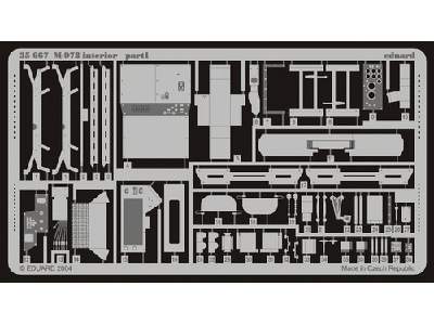  M-978 interior 1/35 - Italeri - blaszki - zdjęcie 2