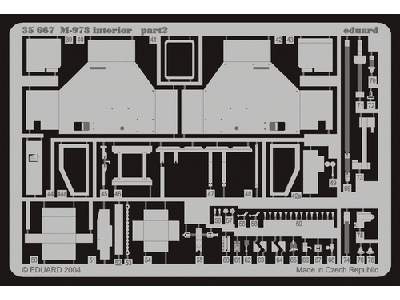  M-978 interior 1/35 - Italeri - blaszki - zdjęcie 3