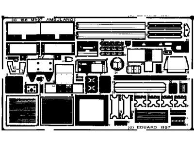  M-997 Ambulance 1/35 - Academy Minicraft - blaszki - zdjęcie 1