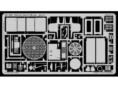  Morser Karl 600mm 1/35 - Dragon - blaszki - zdjęcie 1