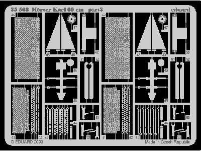  Morser Karl 600mm 1/35 - Dragon - blaszki - zdjęcie 3
