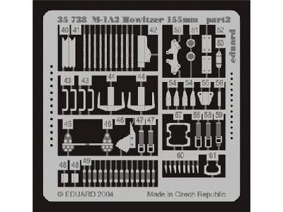  M1-A2 Howitzer 155mm 1/35 - Italeri - blaszki - zdjęcie 3