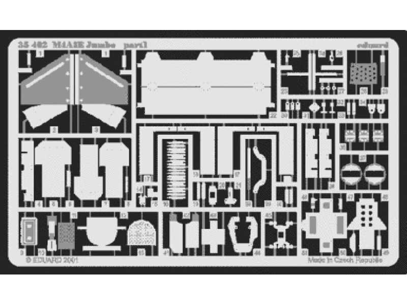  M4A3E2 Jumbo 1/35 - Tamiya - blaszki - zdjęcie 1