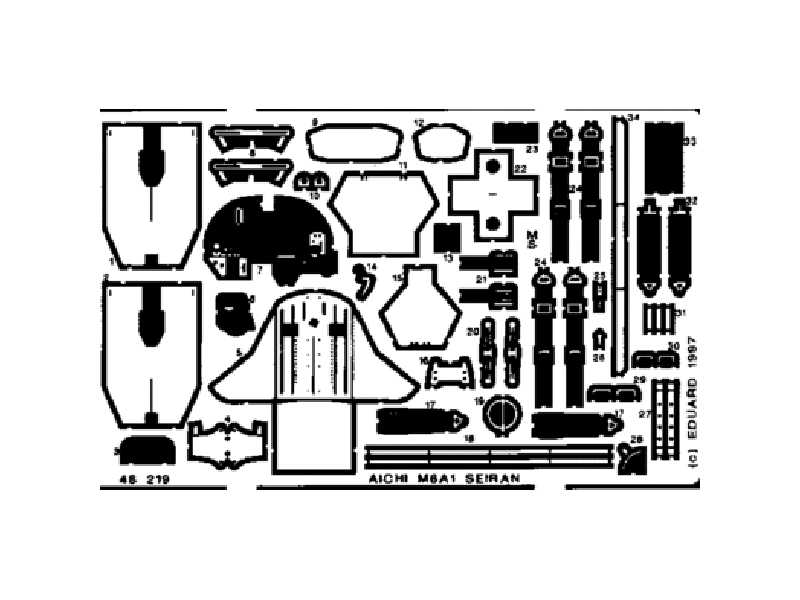 M6A1 Seiran 1/48 - Tamiya - blaszki - zdjęcie 1 M6A1 Seiran 1/48 - Tamiya - blaszki - zdjęcie 1