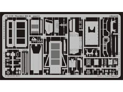  Marder III Ausf. H 1/35 - Italeri - blaszki - zdjęcie 2