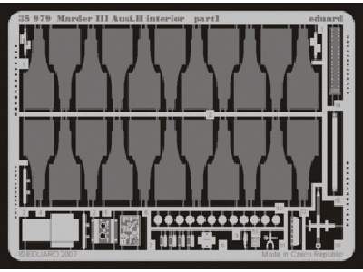  Marder III Ausf. H interior 1/35 - Dragon - blaszki - zdjęcie 1