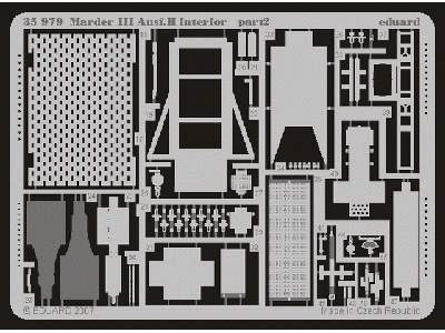  Marder III Ausf. H interior 1/35 - Dragon - blaszki - zdjęcie 3