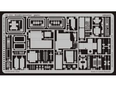  MARS interior 1/35 - Revell - blaszki - zdjęcie 1