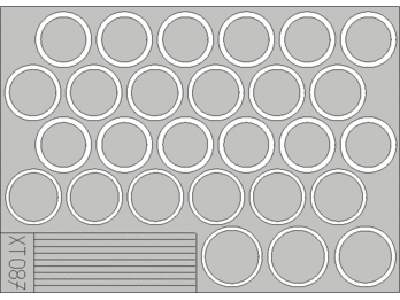  Sd. Kfz.10 wheel mask 1/35 - Italeri - maski - zdjęcie 1