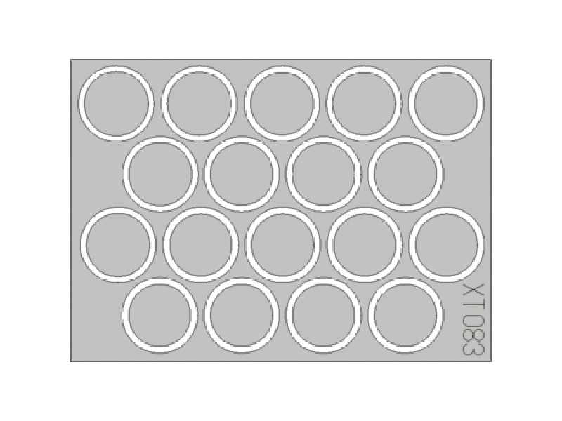 Sd. Kfz.11 wheel mask 1/35 - Italeri - maski - zdjęcie 1 Sd. Kfz.11 wheel mask 1/35 - Italeri - maski - zdjęcie 1
