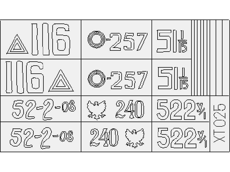 T-34/85 Tactical Markings 1/35 - maski - zdjęcie 1 T-34/85 Tactical Markings 1/35 - maski - zdjęcie 1