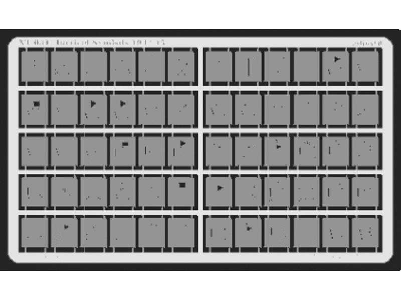 Tactical Symbols 1942-45 1/35 - maski - zdjęcie 1 Tactical Symbols 1942-45 1/35 - maski - zdjęcie 1
