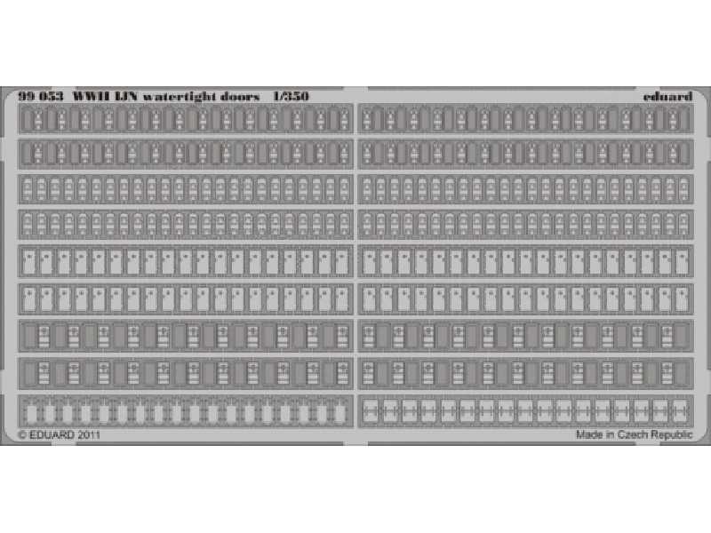  IJN watertight doors WWII 1/350 - blaszki - zdjęcie 1